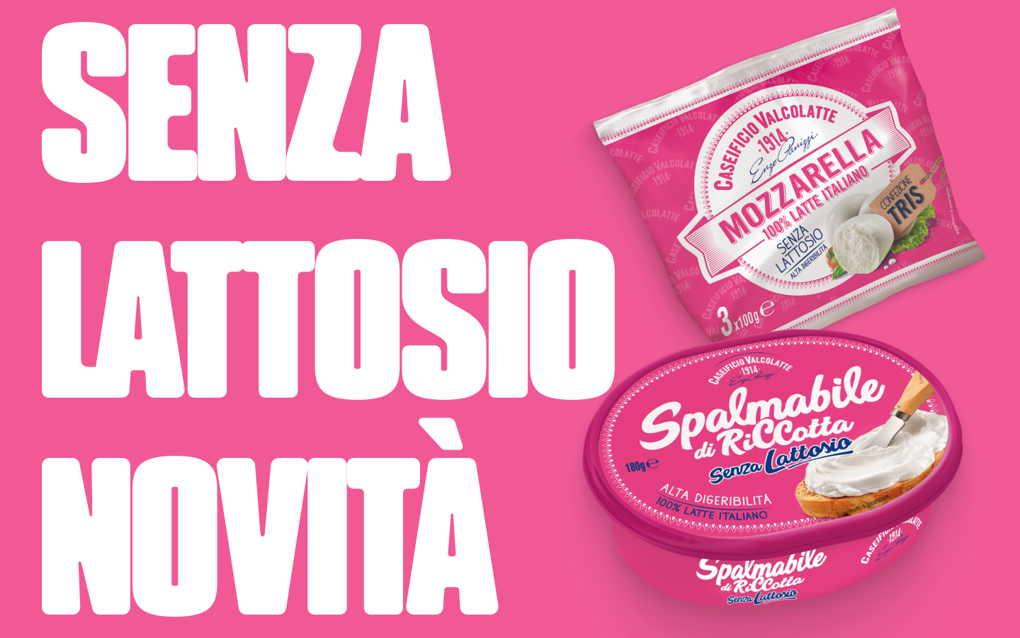 Due nuovi formaggi senza lattosio - News - Valcolatte