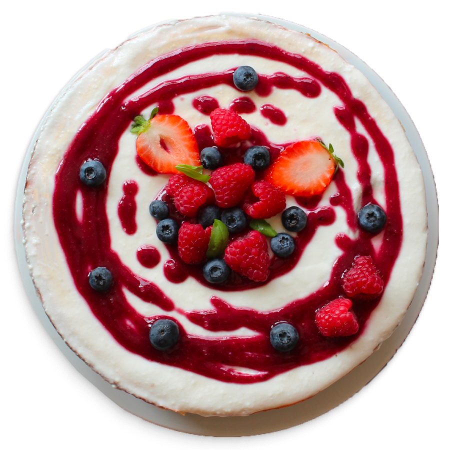 Ricotta cheesecake with wild berries - Valcolatte EN