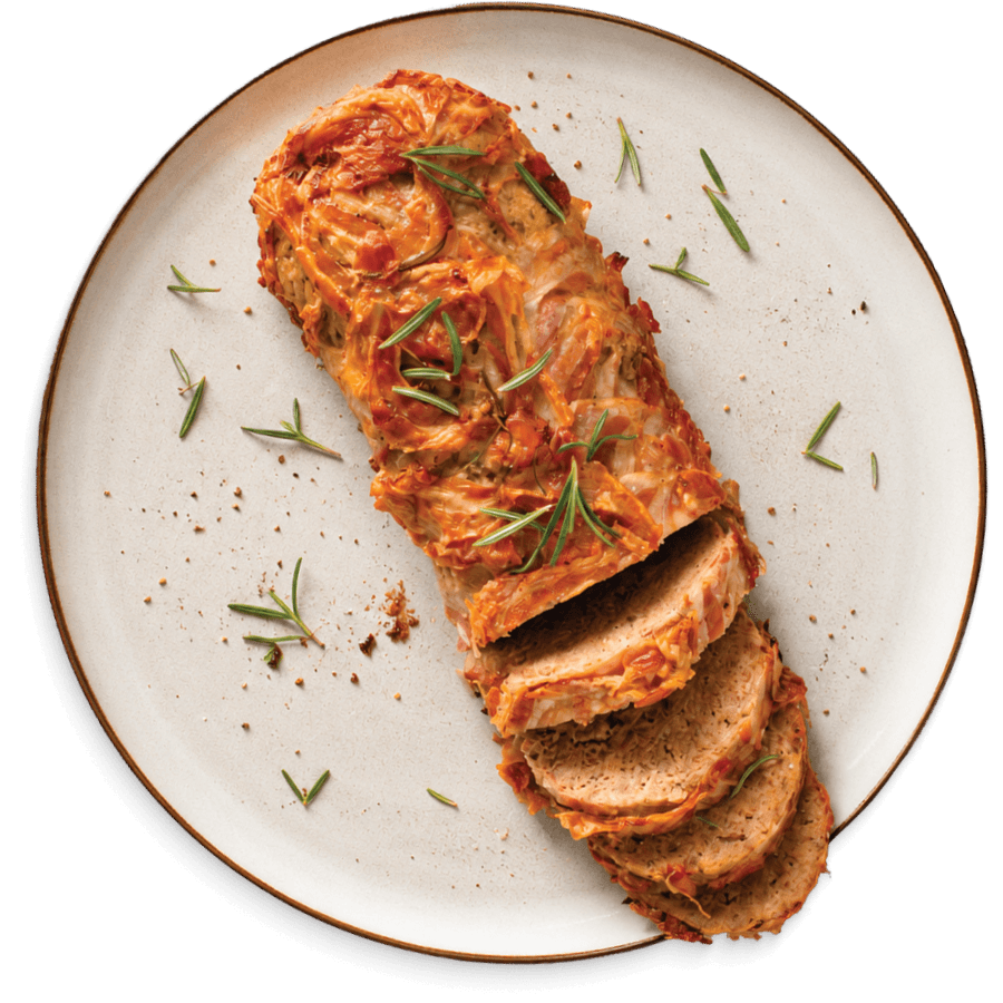 Polpettone di carne con ricotta e pancetta - Valcolatte